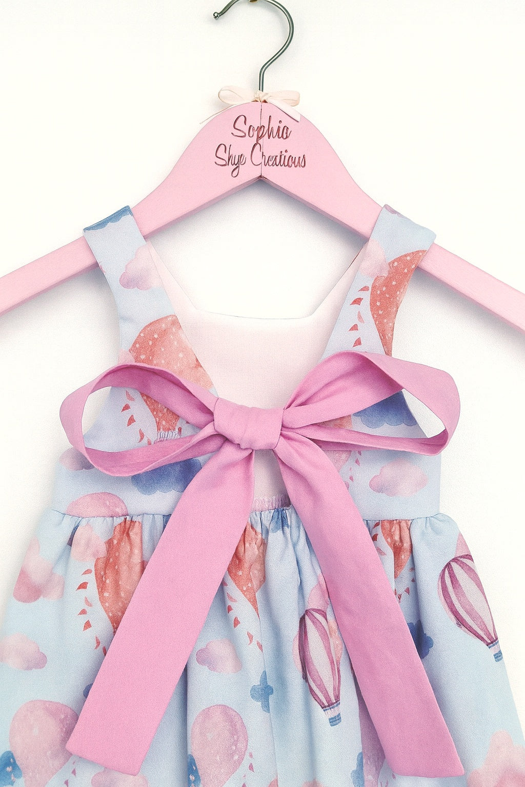 Hot Air Balloon Dream Bow Dress