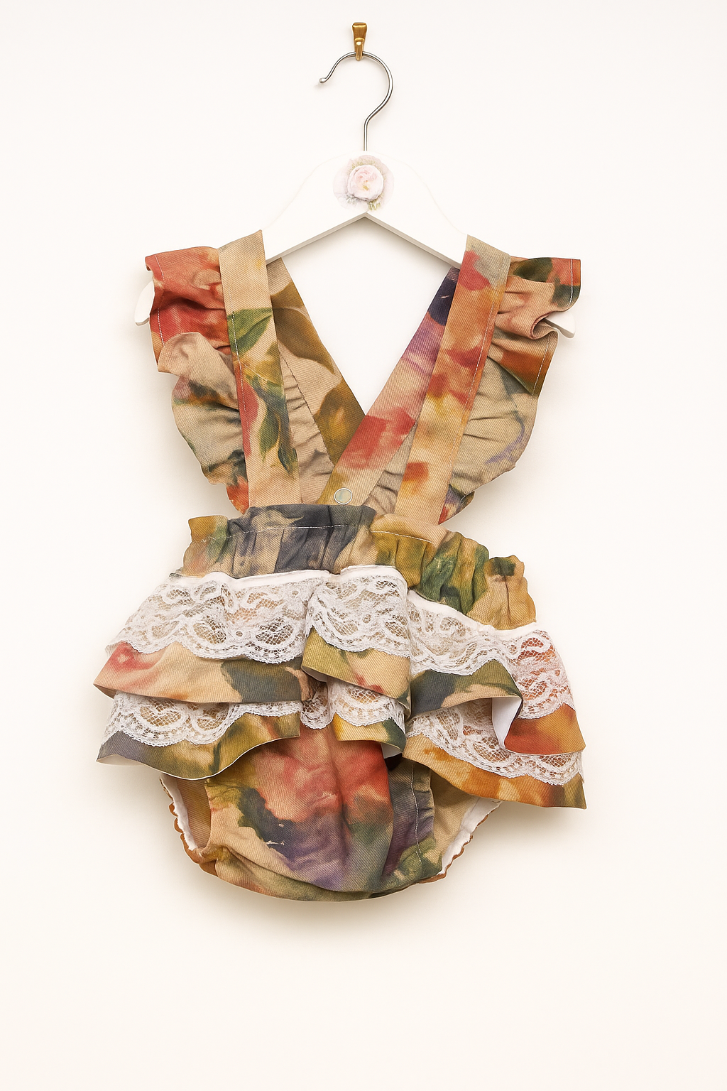 Vintage double peplum braced bloomers