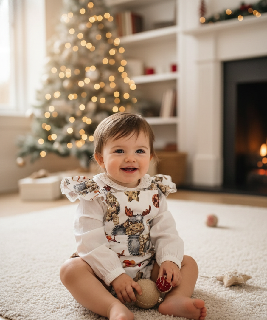 Woodland Christmas Romper