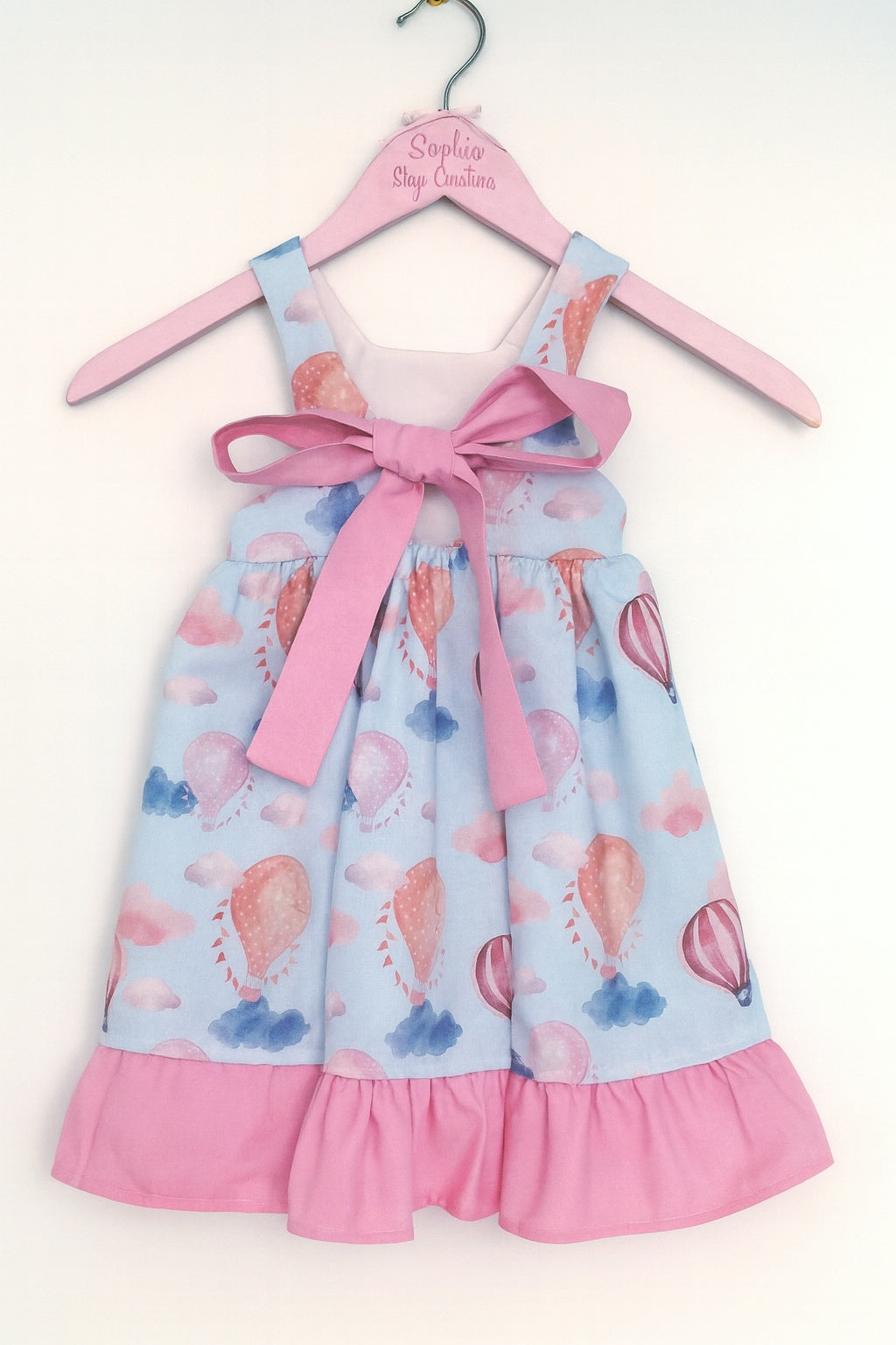 Hot Air Balloon Dream Bow Dress